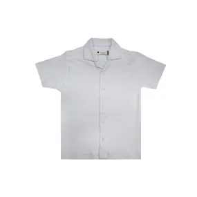 Boys White Dry-Fit Shirt for Comfortable and Stylish Wear