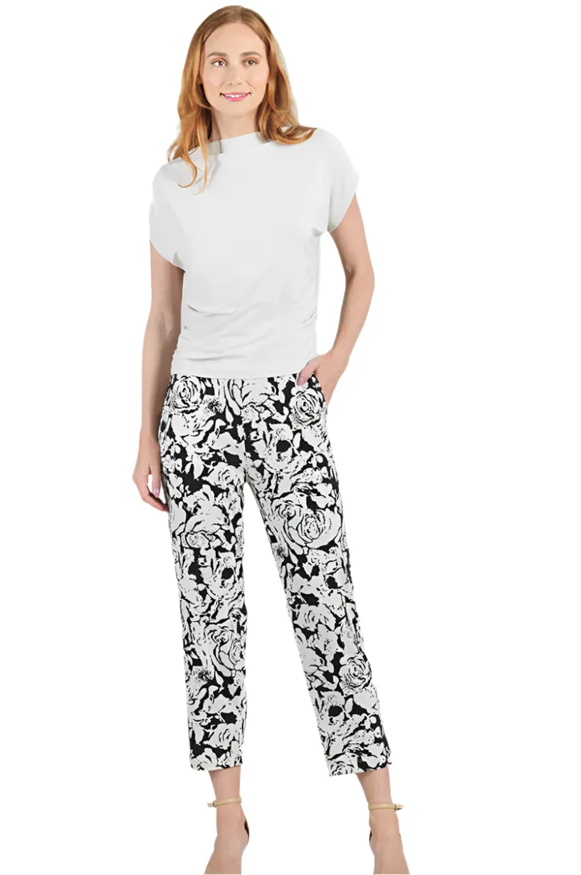 Clara SunWoo Pull On Jogger Print Capri