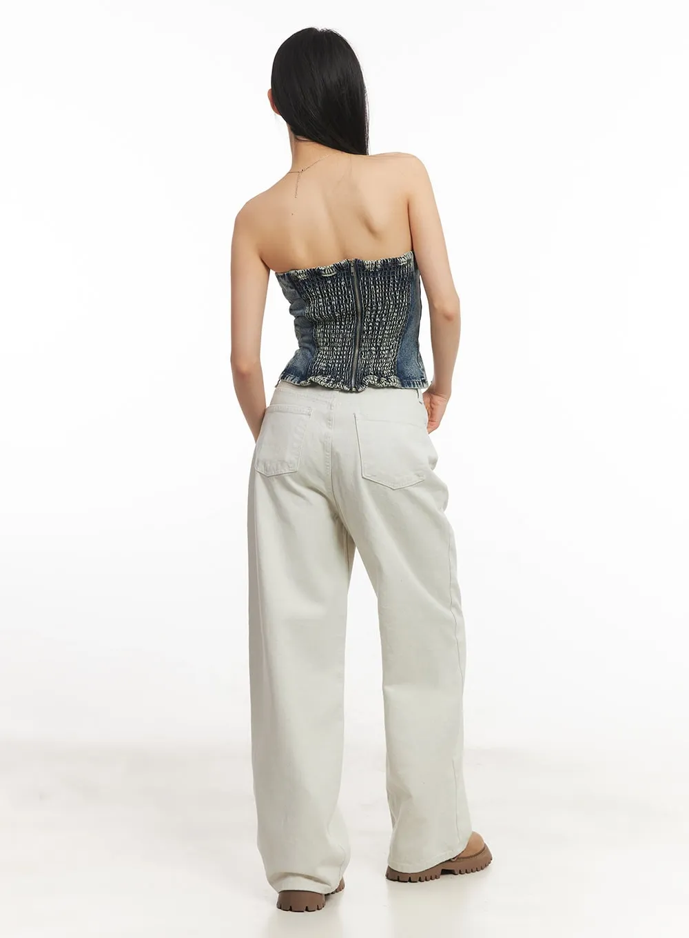 Classic Cotton Wide-Leg Pants CA503