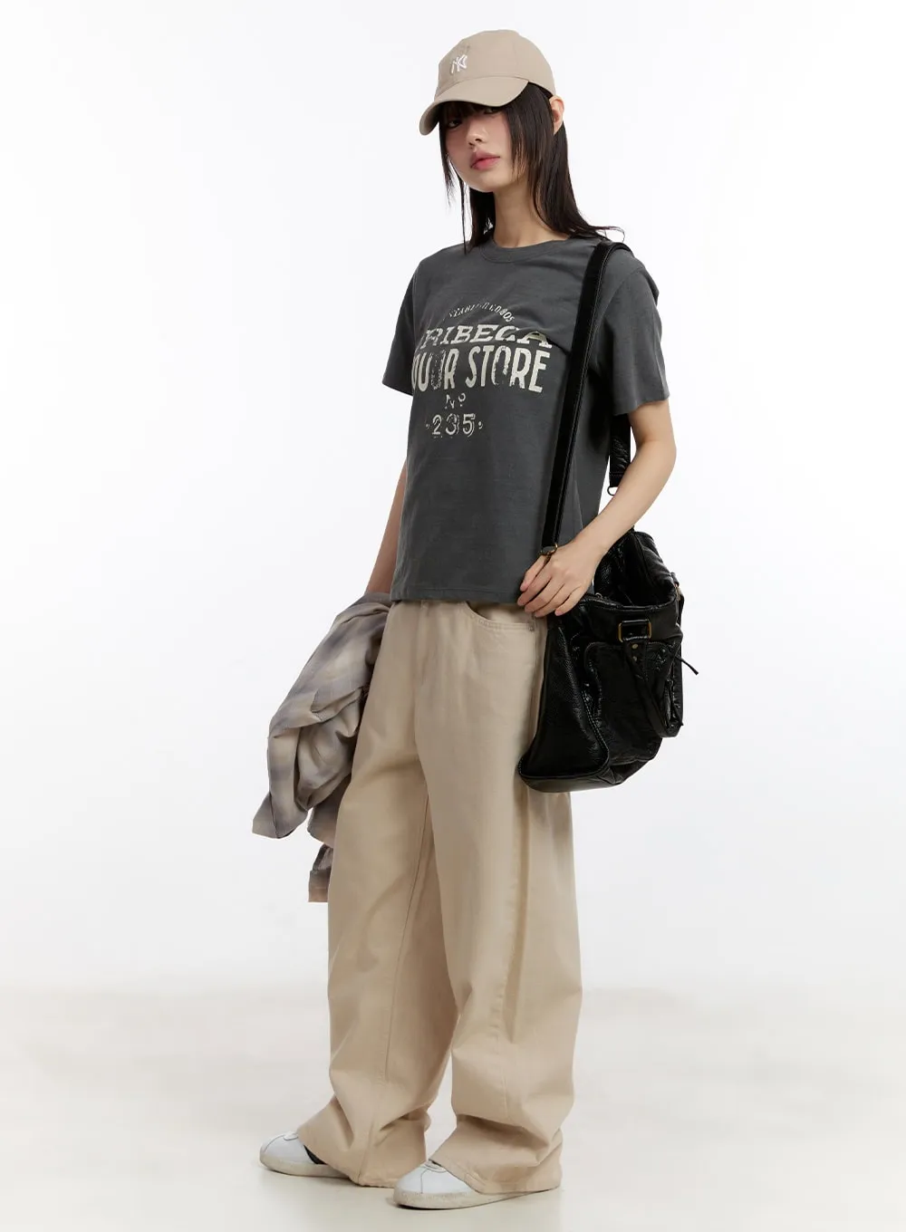 Classic Cotton Wide-Leg Pants CA509
