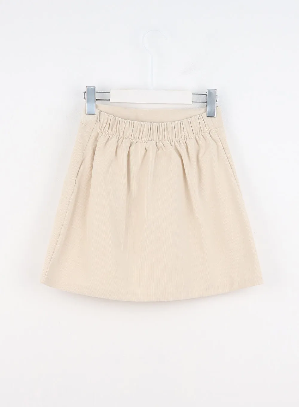 Corduroy Mini Skirt OO312