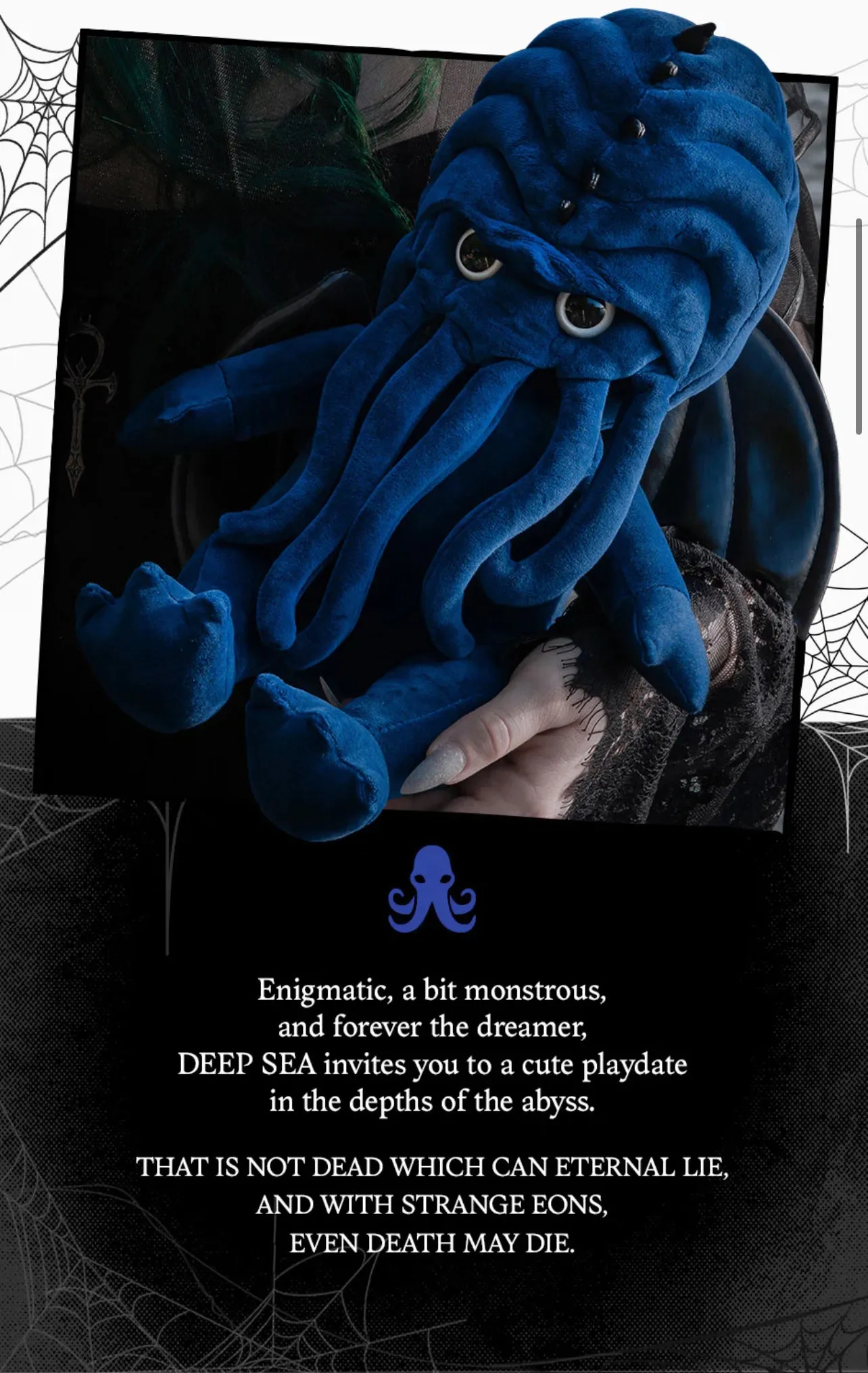 Cthulhu: Deep Sea Plush Kreeptures by Killstar