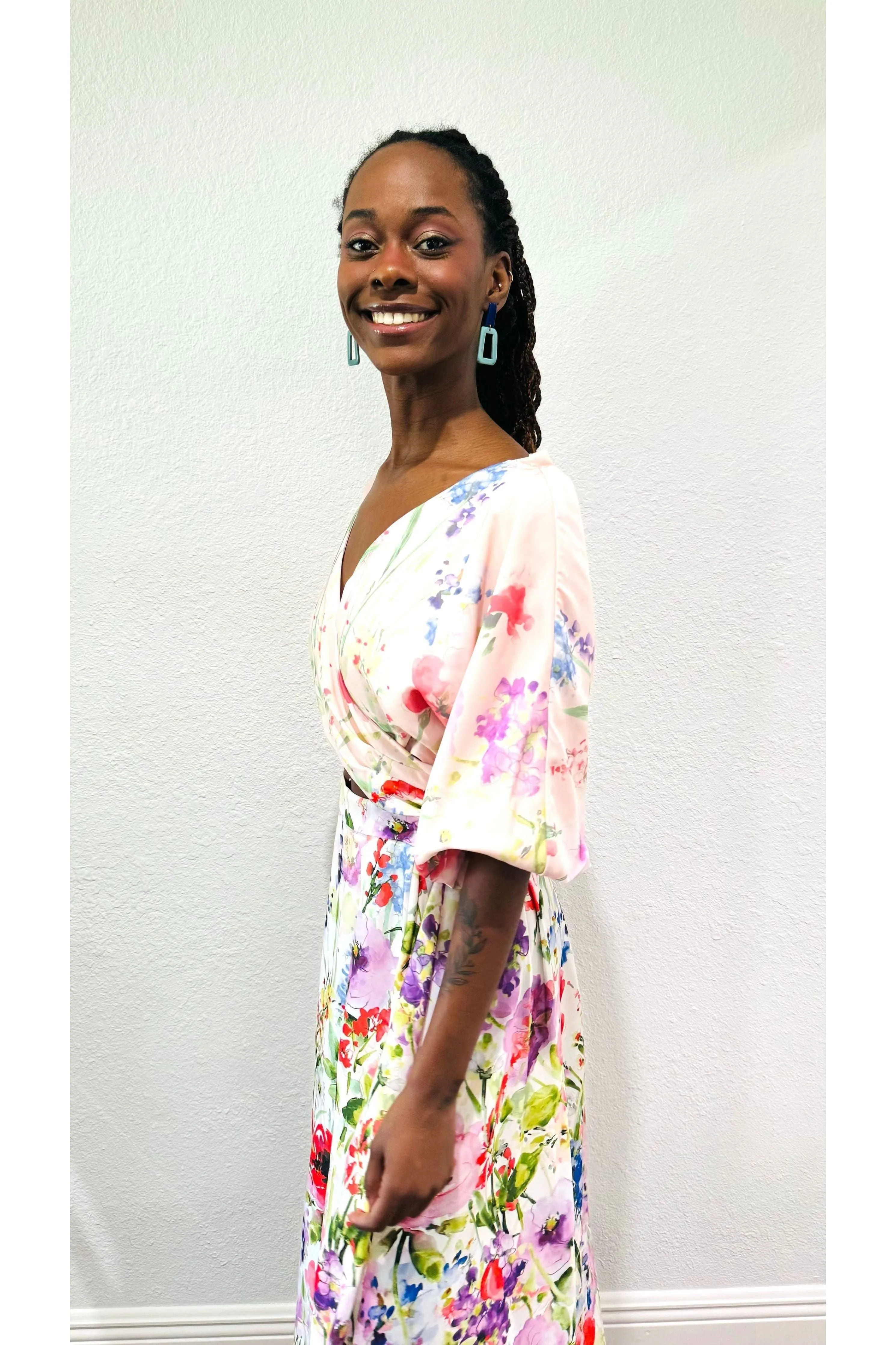 Drapey Twill Dress By Sienna