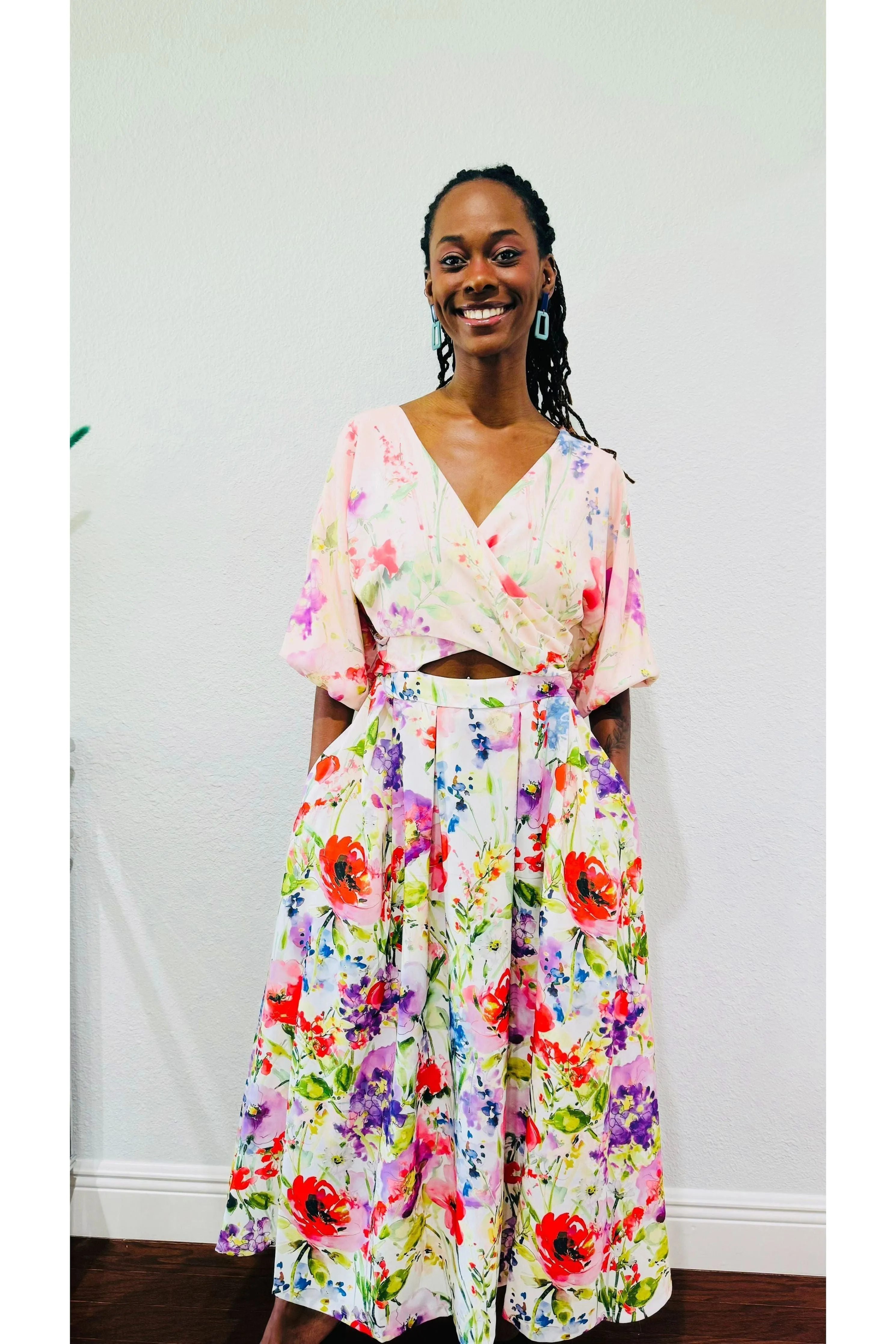 Drapey Twill Dress By Sienna
