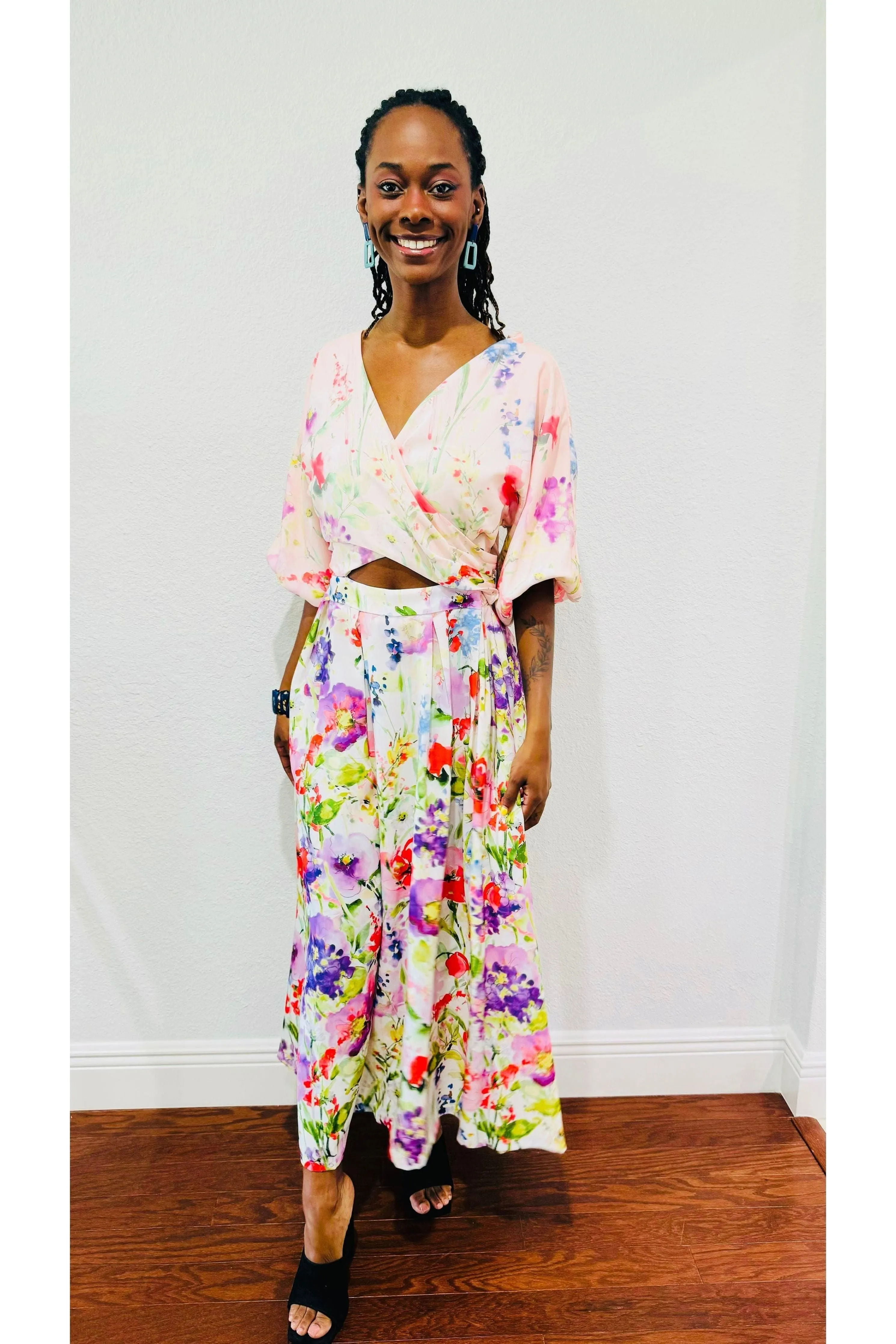 Drapey Twill Dress By Sienna