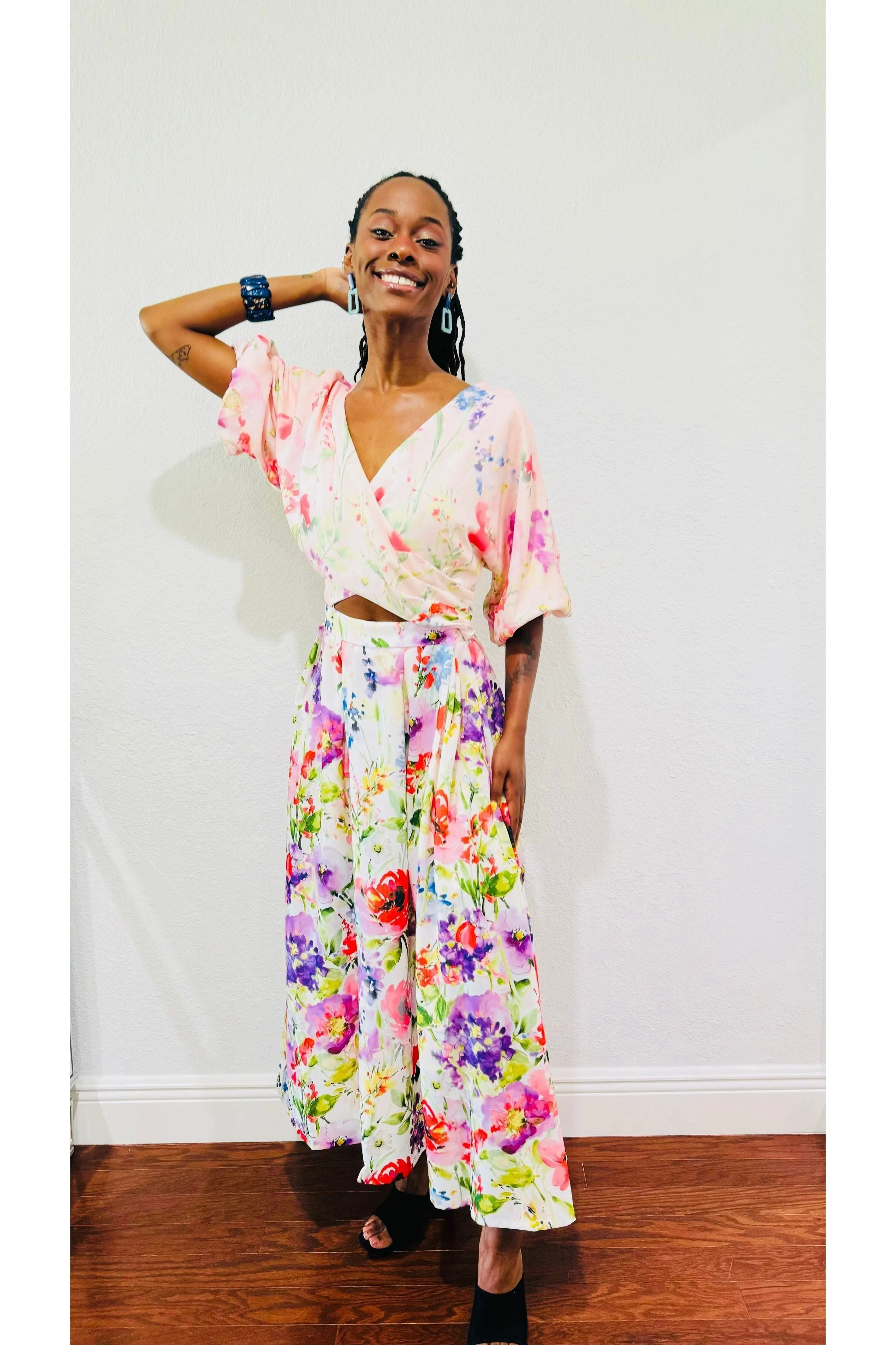 Drapey Twill Dress By Sienna