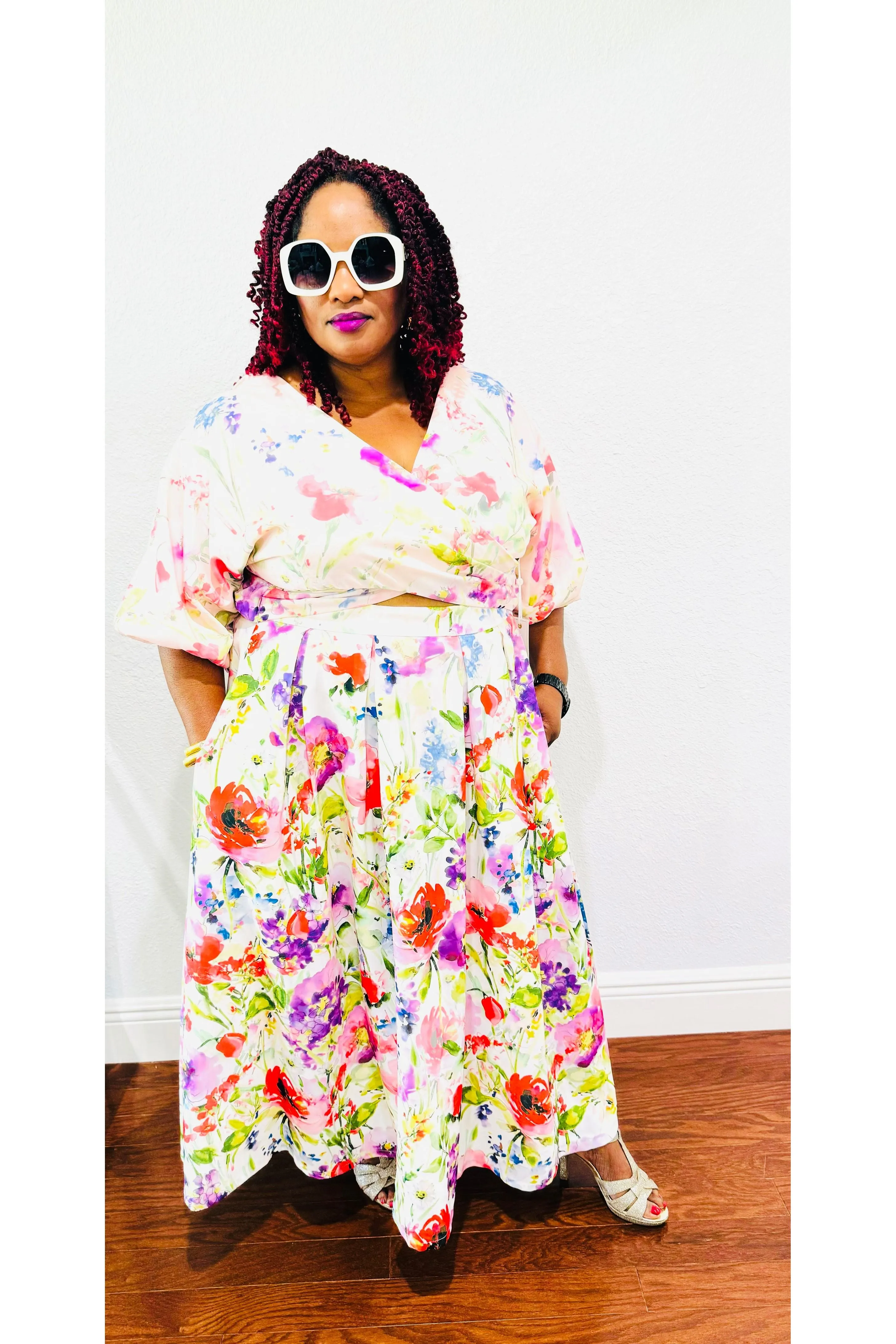 Drapey Twill Dress By Sienna