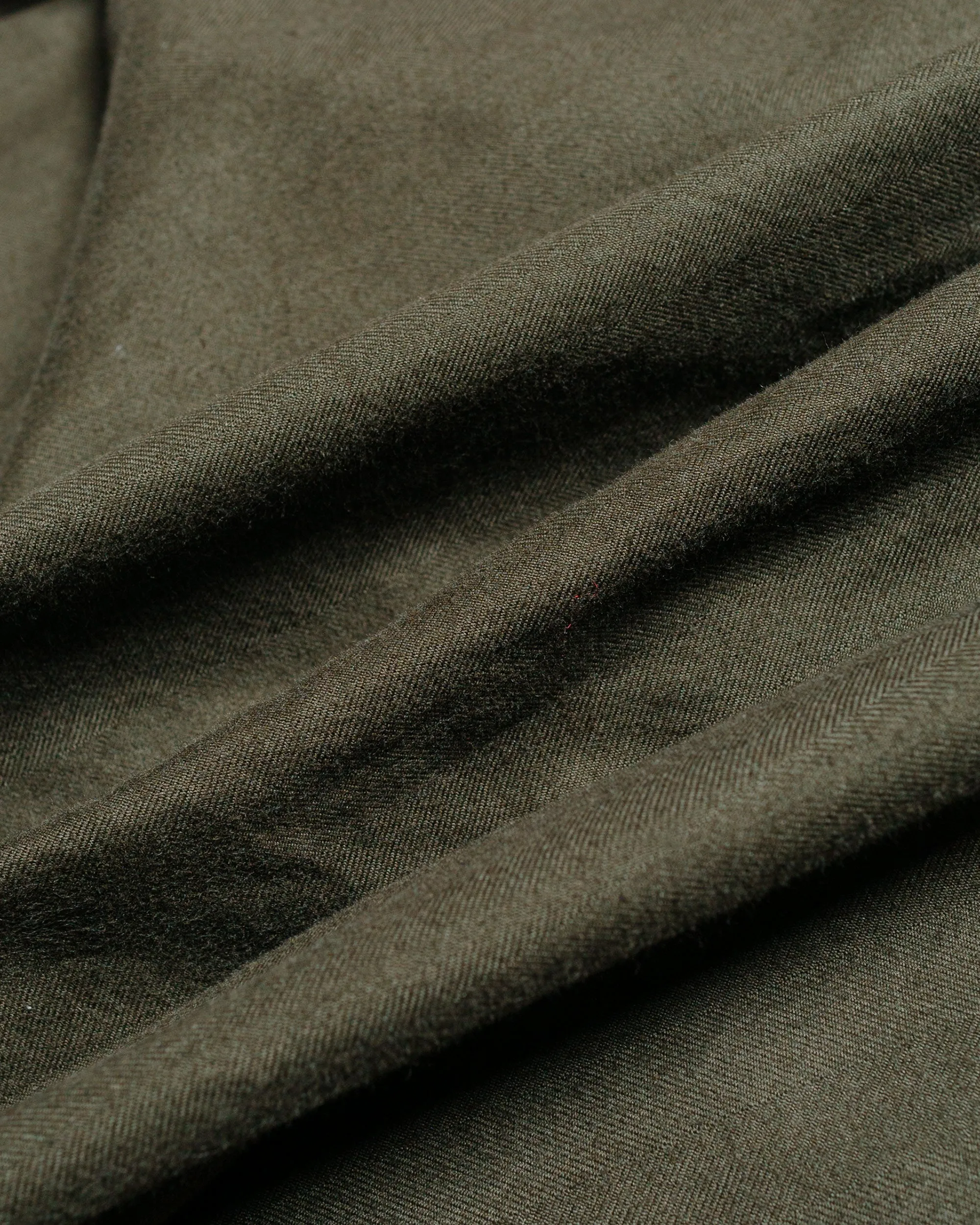 Engineered Garments Sailor Pant Olive Cotton Brushed Herringbone