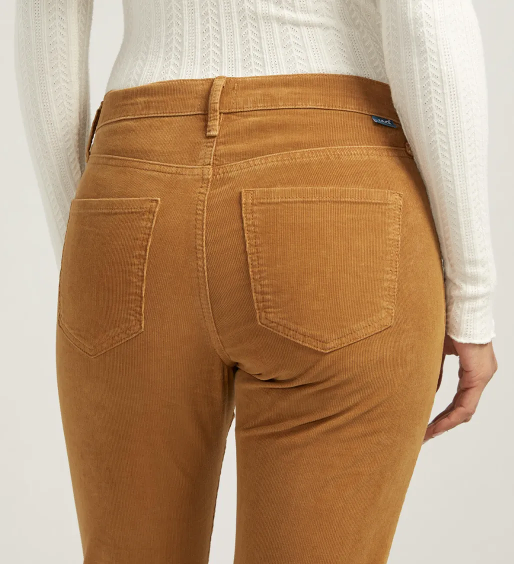 Jag Cassie corduroys, mid-rise, zip (2 colors)