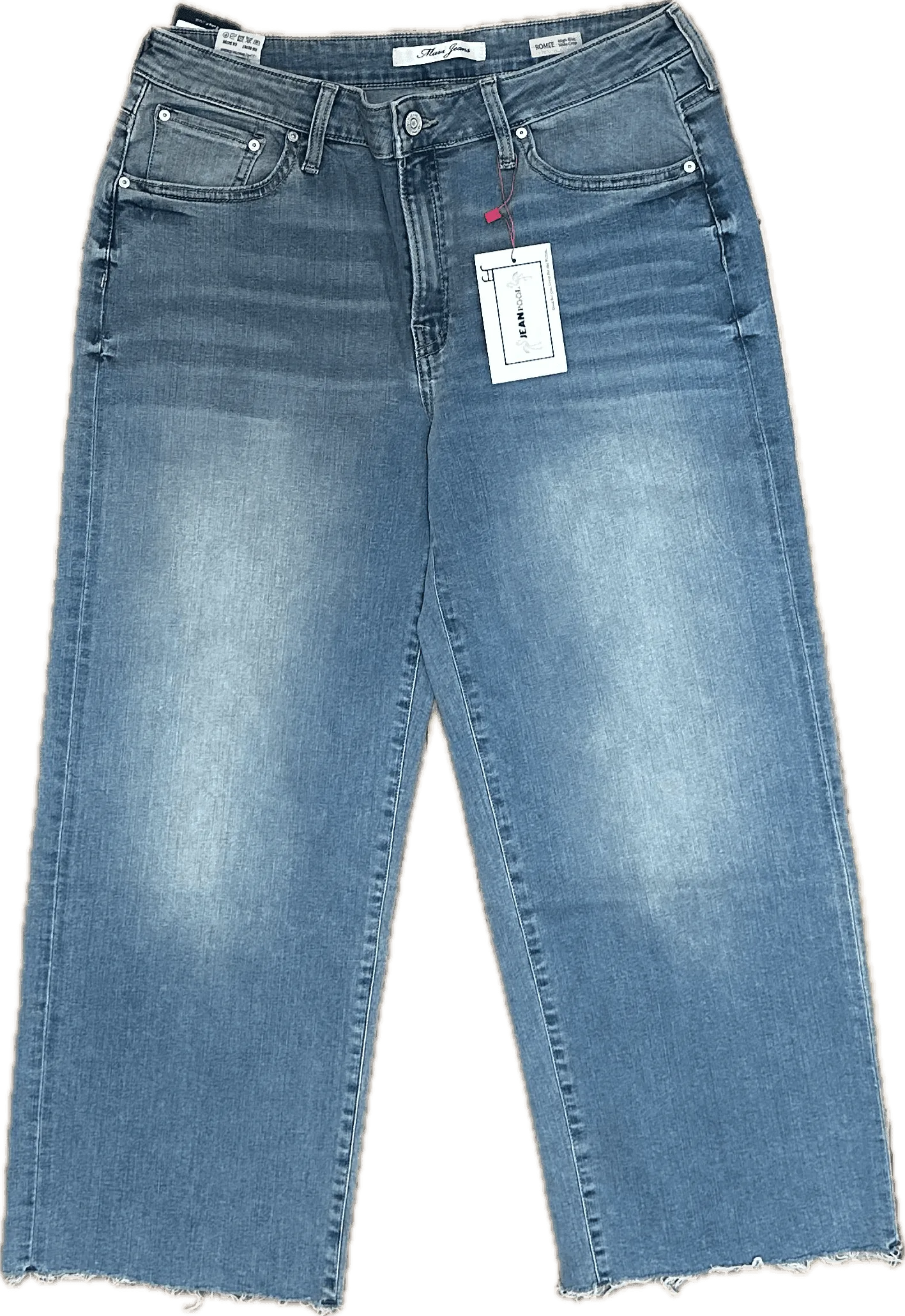 NWT - Mavi  'Romee' Ladies High Rise Wide Crop Jeans -Size 30