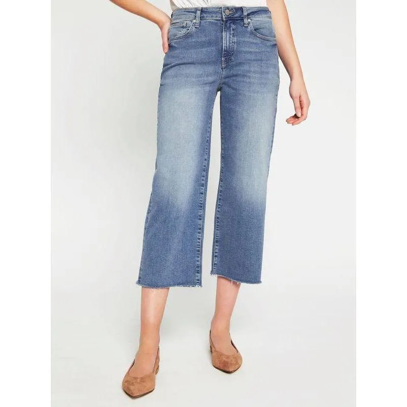 NWT - Mavi  'Romee' Ladies High Rise Wide Crop Jeans -Size 30