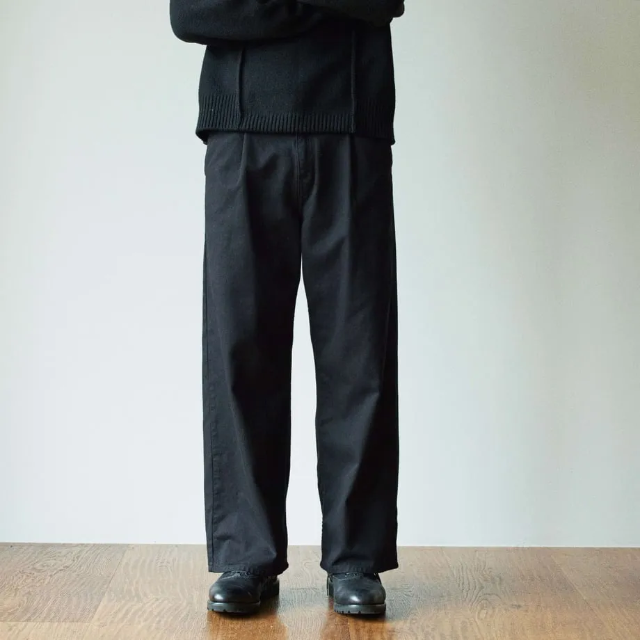 SNJ-39 DRILL TWILL WIDE JEANS