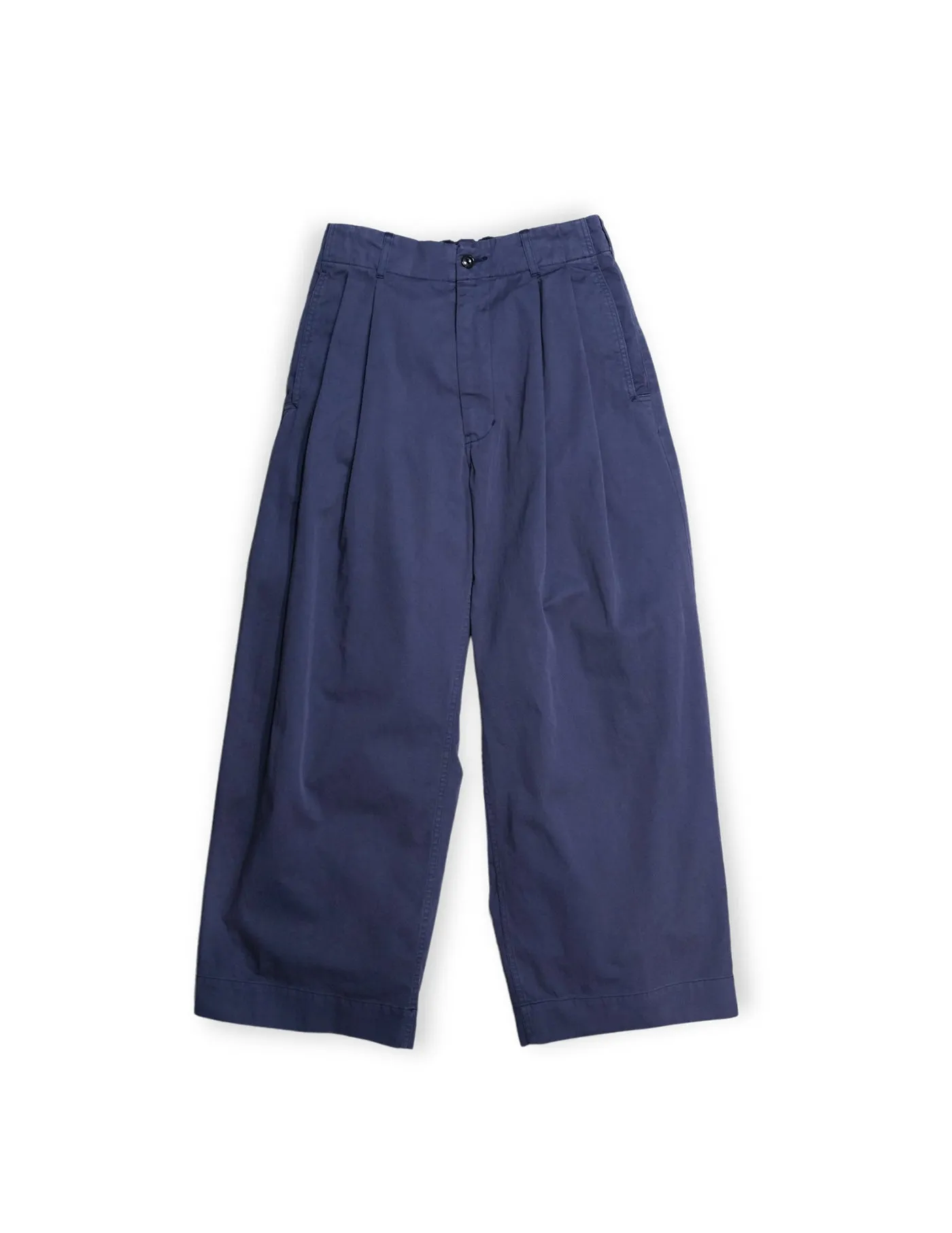 VOPT-N21 HIGH DENSITY TWILL TUCK WIDE PANTS