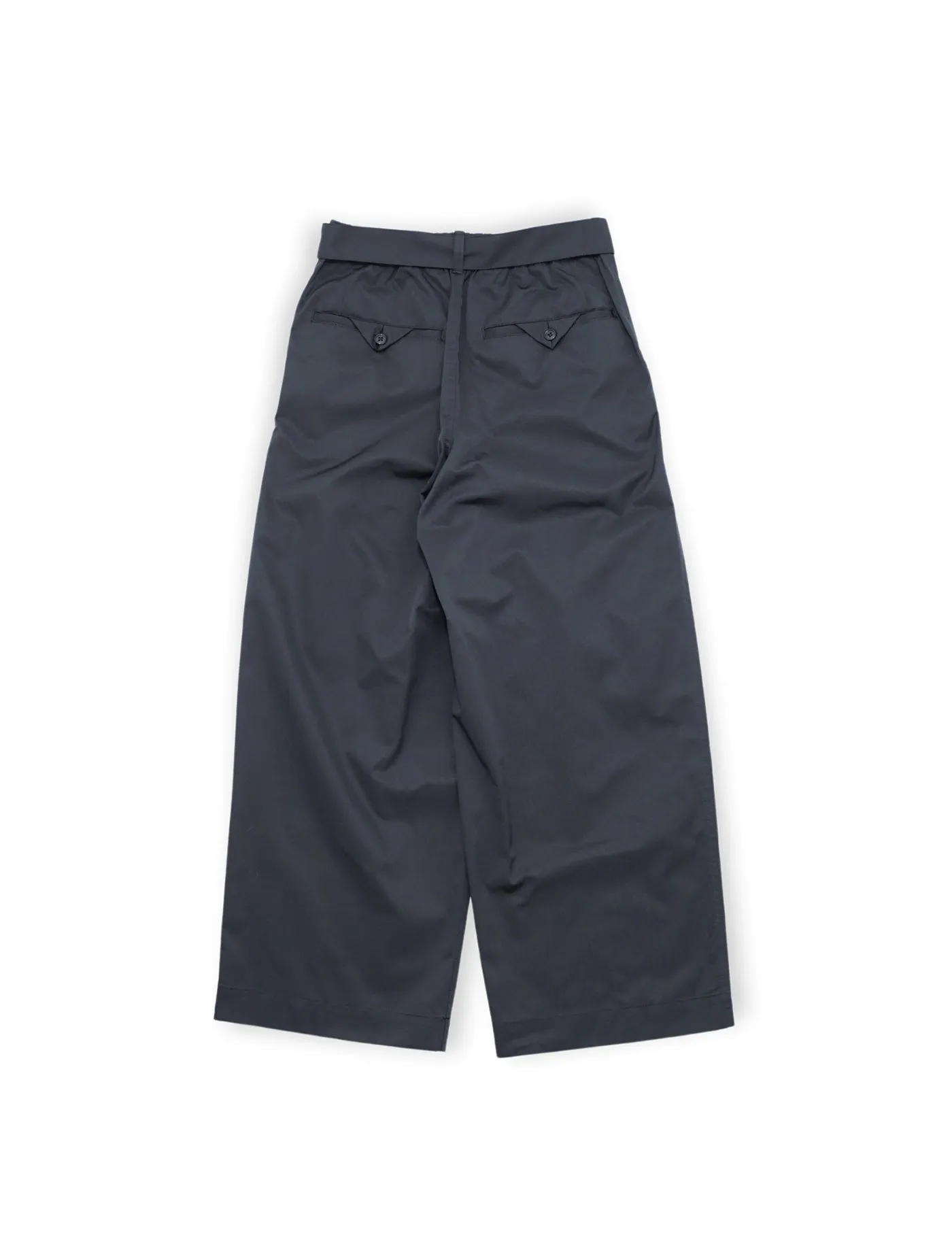 VOPT-N83 BIO TWILL BELT WIDE PANTS
