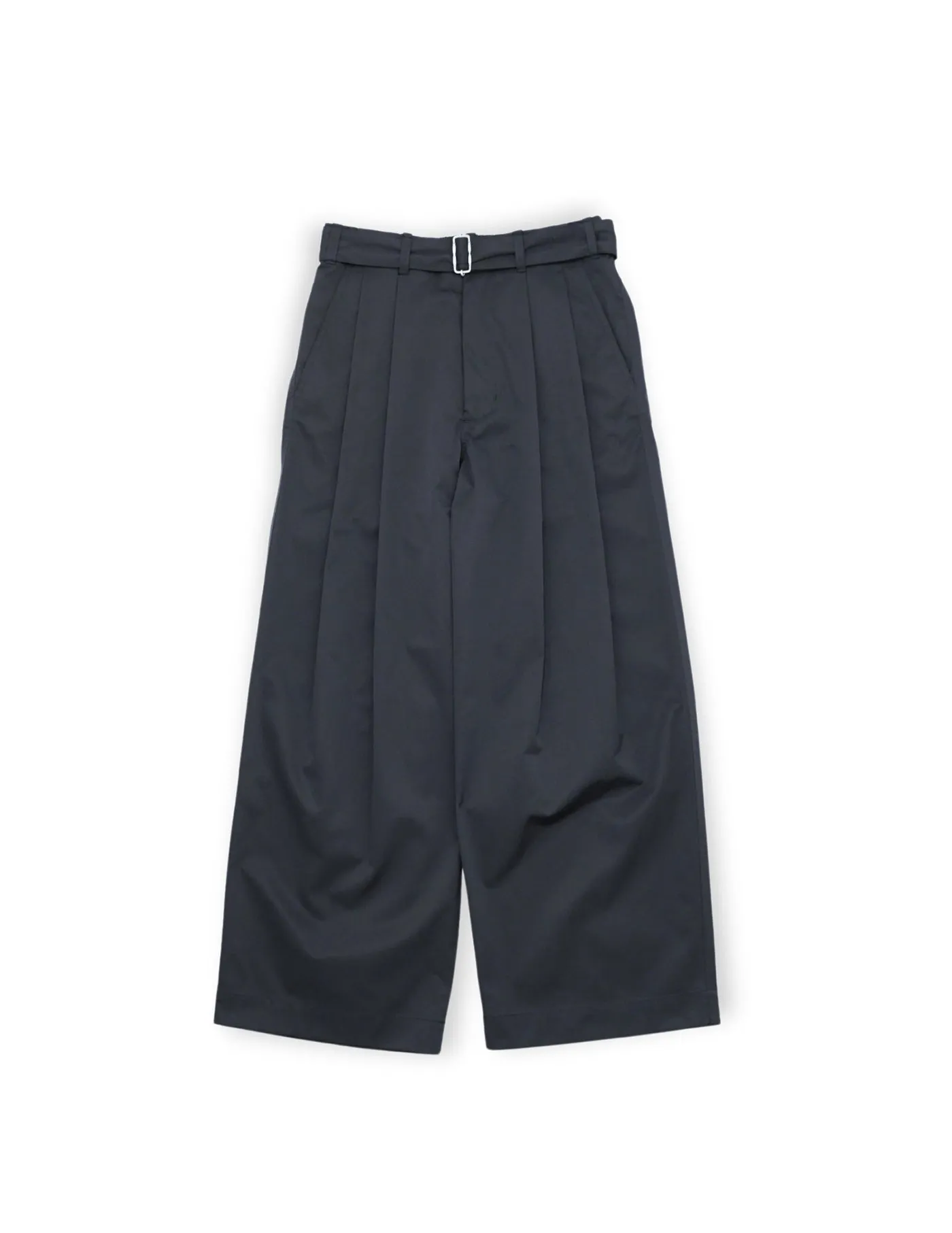 VOPT-N83 BIO TWILL BELT WIDE PANTS