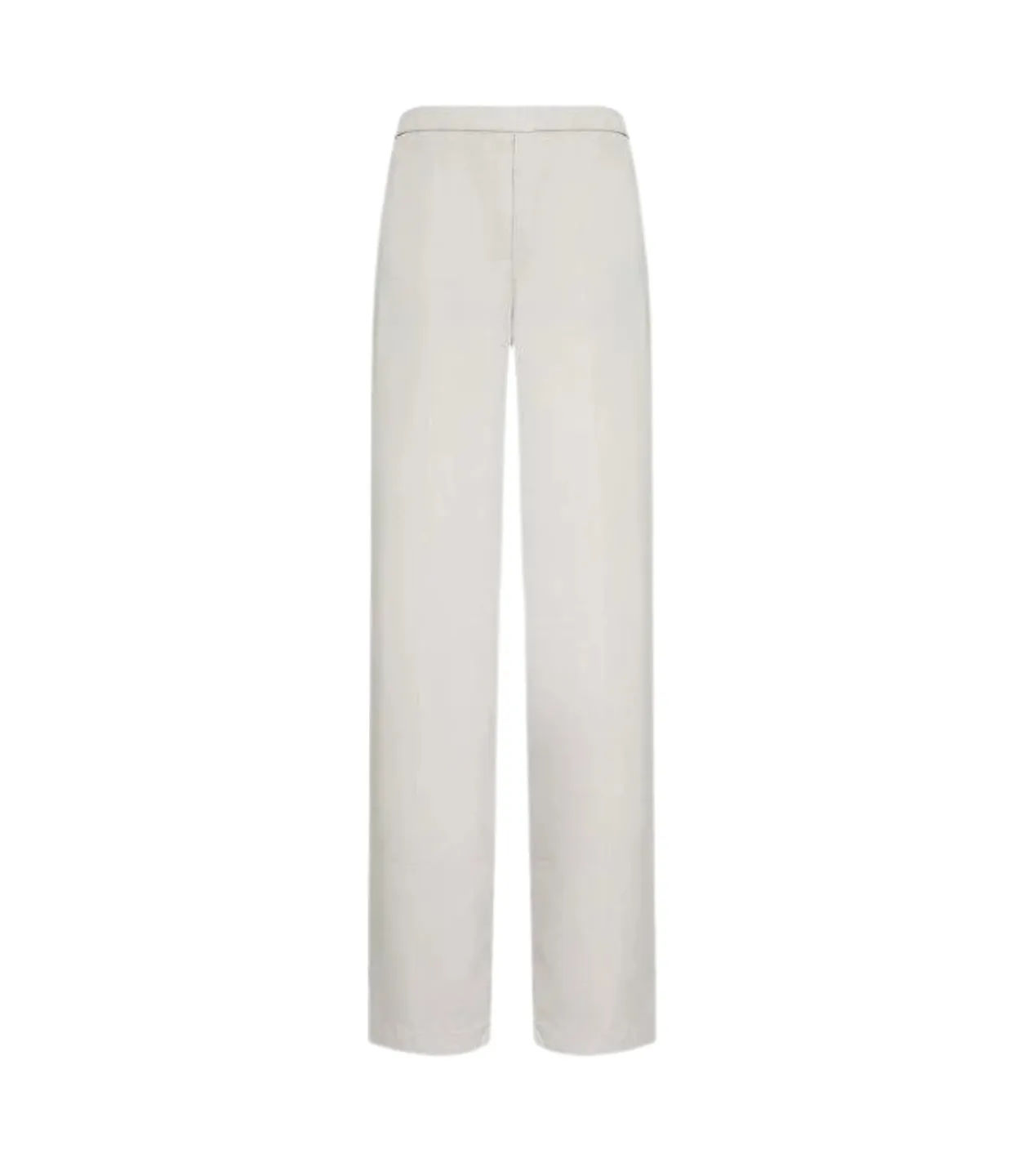 Wide Leg Pull on Pant in Platinum
